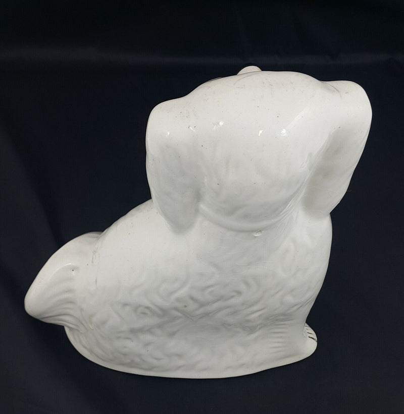 Staffordshire Large Porcelain Dog Facing Left