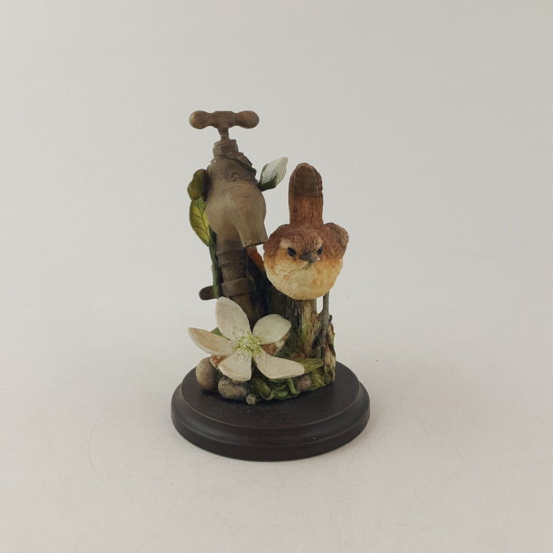 Border Fine Arts Broadway Birds Wren on Water Tap (Chipped) - 8484 BFA