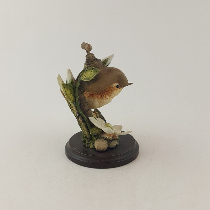 Border Fine Arts Broadway Birds Wren on Water Tap (Chipped) - 8484 BFA