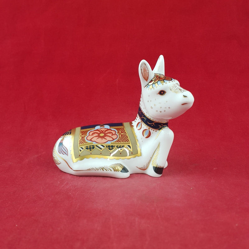 Royal Crown Derby Donkey Foal Gold Stopper - 8475 RCD