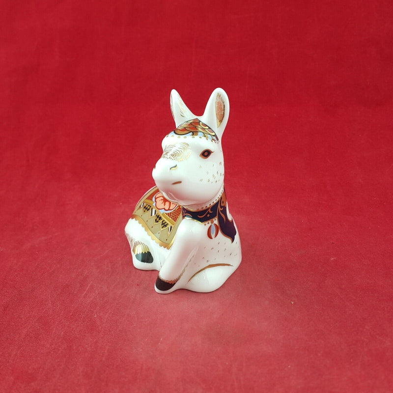 Royal Crown Derby Donkey Foal Gold Stopper - 8475 RCD