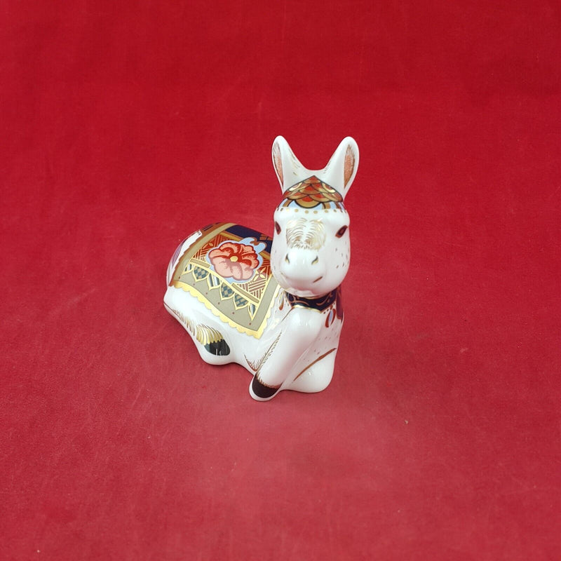 Royal Crown Derby Donkey Foal Gold Stopper - 8475 RCD