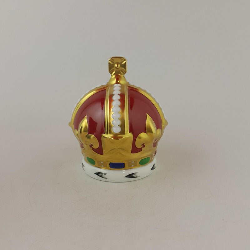 Royal Crown Derby Heraldic Crown Gold Stopper With CoA Boxed - 8058 RCD