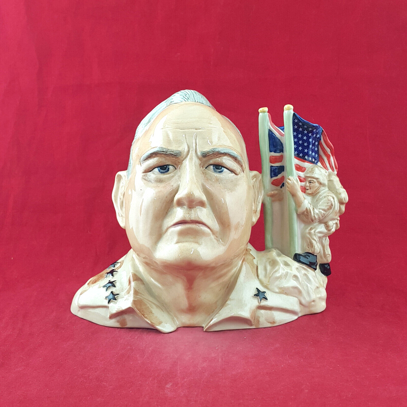 Kevin Francis Character Jug Large - General Norman Schwarzkopf - OP 3408