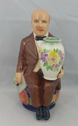 Kevin Francis Character Jug William Moorcroft, Marked by Victoria B - Restored