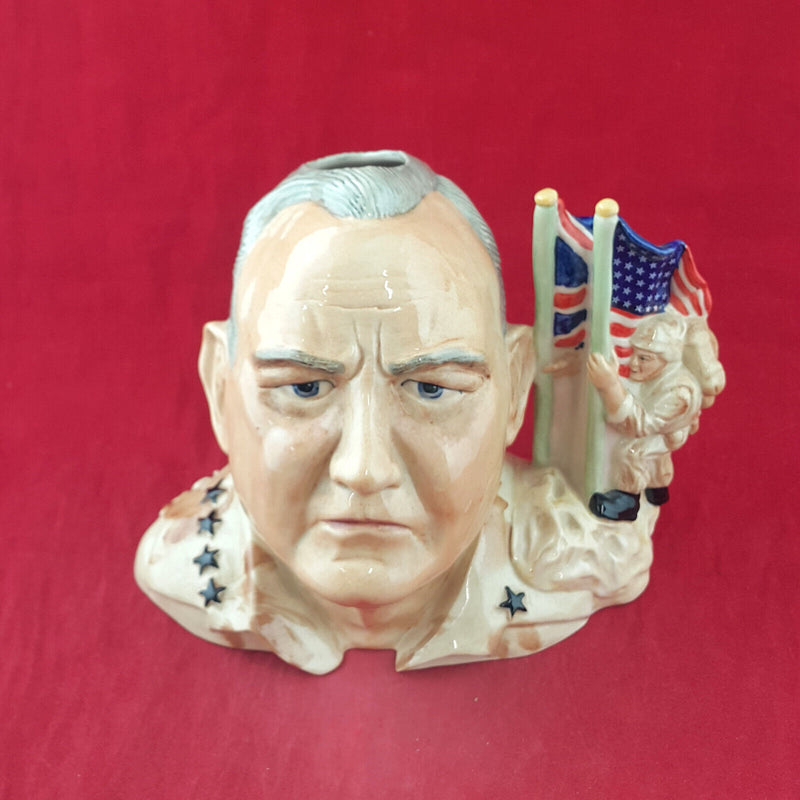 Kevin Francis Character Jug Large - General Norman Schwarzkopf - OP 3408