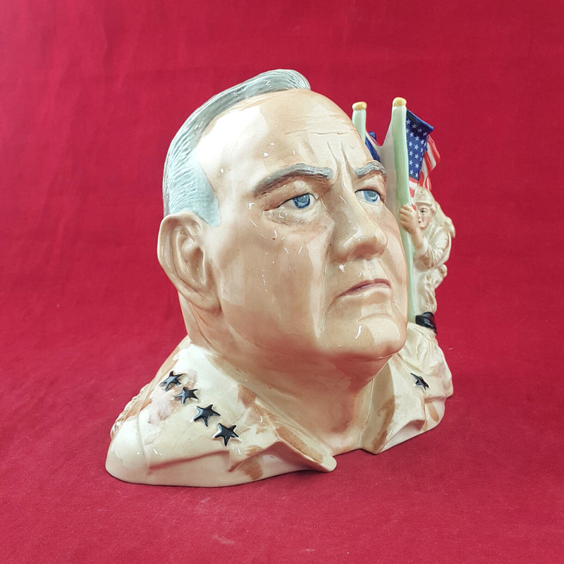 Kevin Francis Character Jug Large - General Norman Schwarzkopf - OP 3408