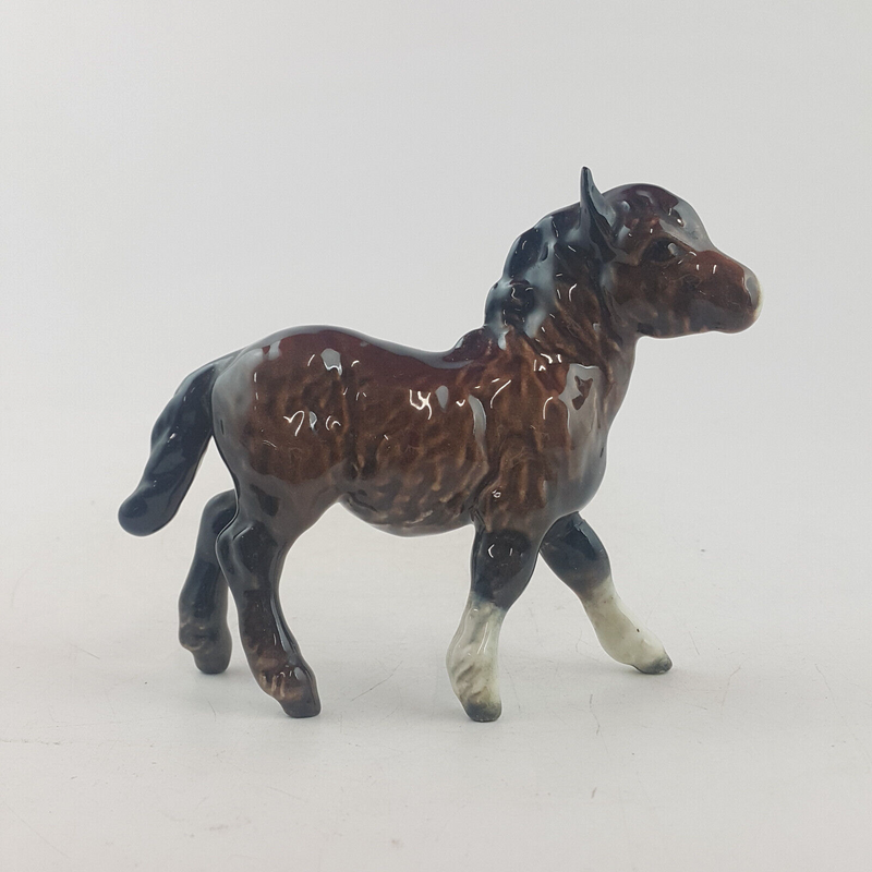 Beswick Horses - Shetland Foal 1034 (leg reglued) - BSK 3647