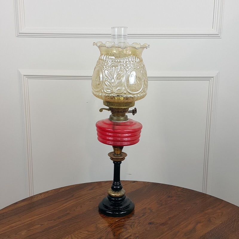 Victorian Glass Oil Lamp - 8789 O/A