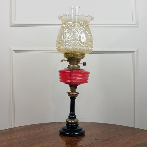 Victorian Glass Oil Lamp - 8789 O/A