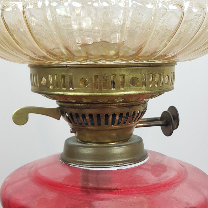 Victorian Glass Oil Lamp - 8789 O/A