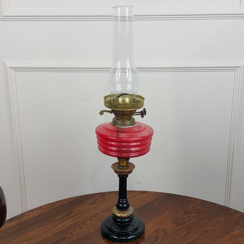 Victorian Glass Oil Lamp - 8789 O/A