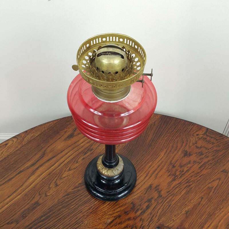 Victorian Glass Oil Lamp - 8789 O/A