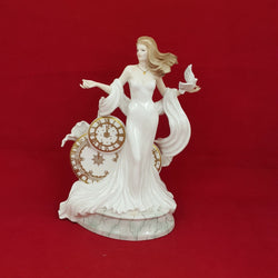 Royal Worcester Figurine Millennia Celebrating The Year 2000 -  5291 RW