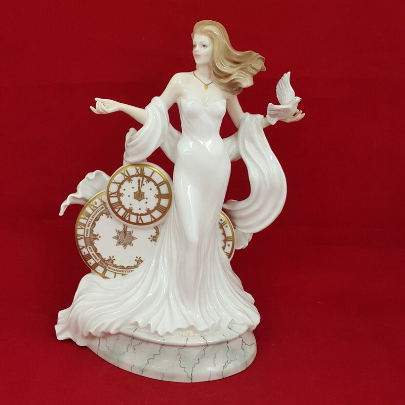 Royal Worcester Figurine Millennia Celebrating The Year 2000 -  5291 RW