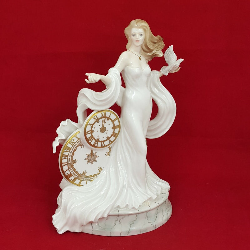 Royal Worcester Figurine Millennia Celebrating The Year 2000 -  5291 RW