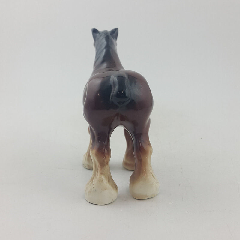 Unmarked Horse / Foal Porcelain Figurine - OP 3667