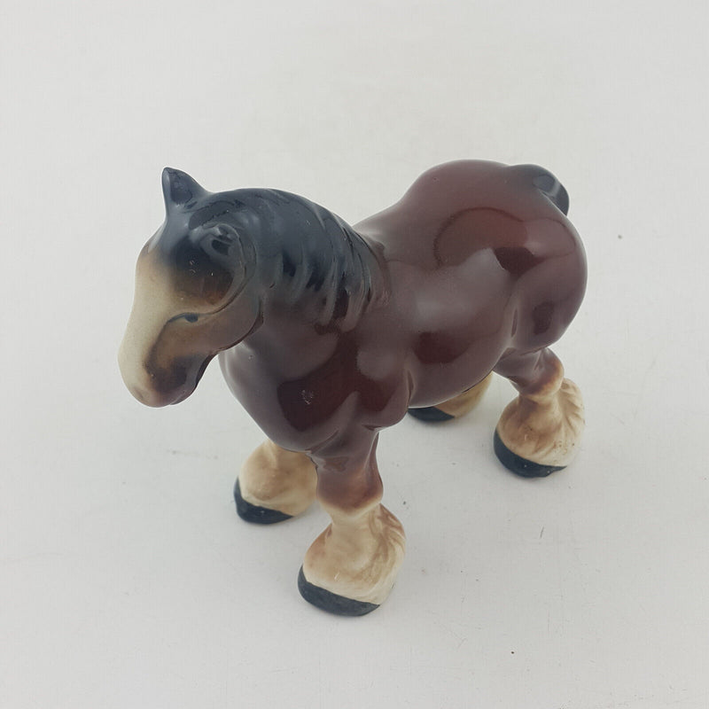 Unmarked Horse / Foal Porcelain Figurine - OP 3667