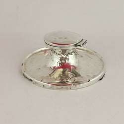 Antique Ink Well In Sterling Silver - NA 815