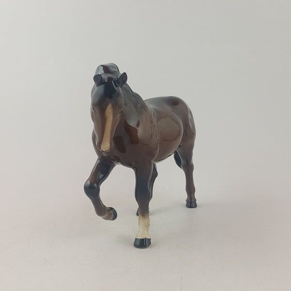 Beswick Horse Figurine 855 Stocky Jogging Mare (Chipped) - 8993 BSK