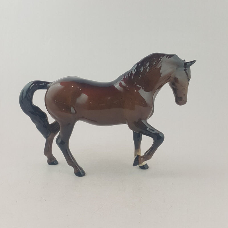 Beswick Horse Figurine 855 Stocky Jogging Mare (Chipped) - 8993 BSK