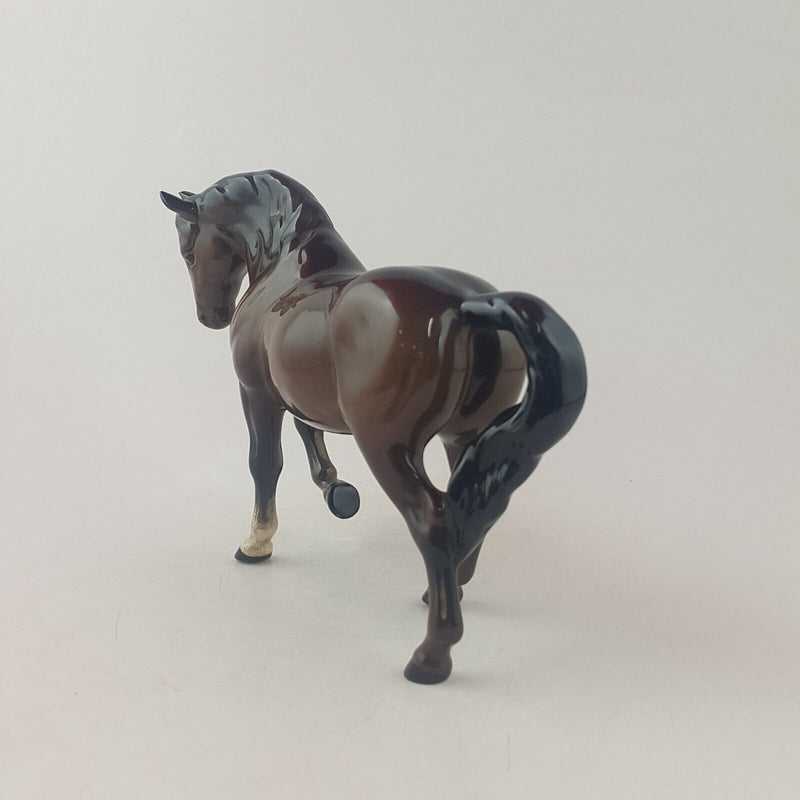 Beswick Horse Figurine 855 Stocky Jogging Mare (Chipped) - 8993 BSK