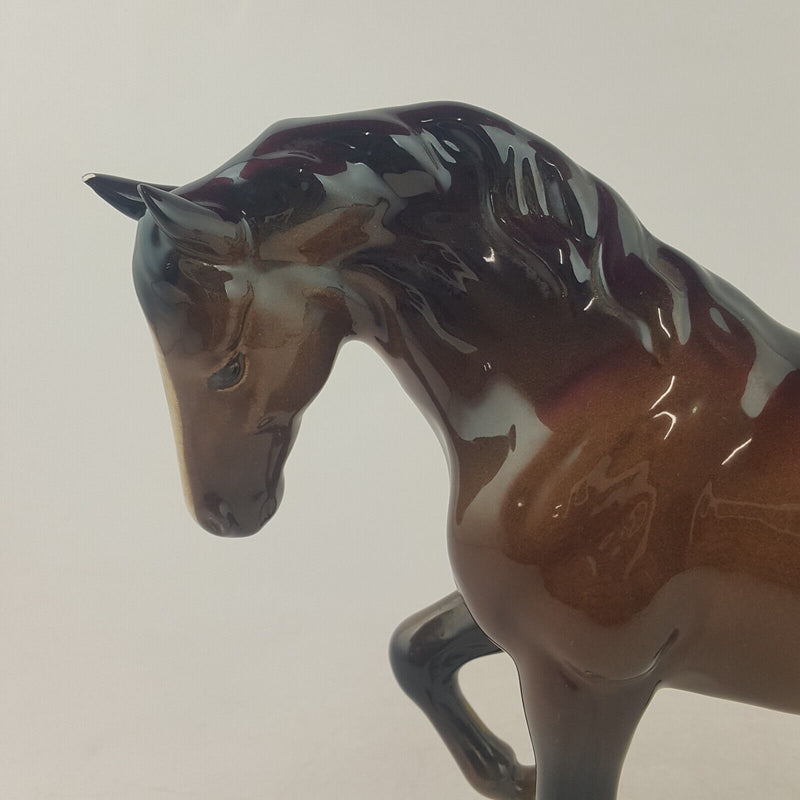 Beswick Horse Figurine 855 Stocky Jogging Mare (Chipped) - 8993 BSK