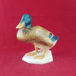 Beswick Bird Figurine 817 Mallard Duck Sqatting - 7749 BSK