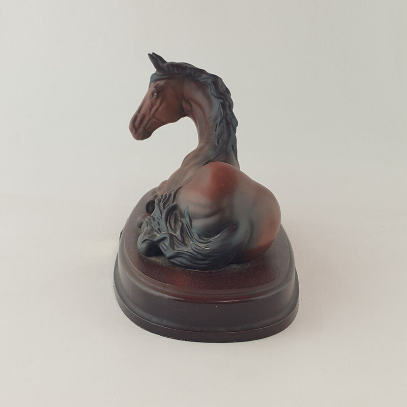 Beswick  Horse  Figurine 2916 - Spirit of Peace on Wooden Plinths - 7752 BSK