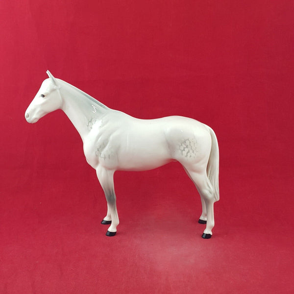 Beswick Horse Figurine 1557 Grey Imperial (Chipped) - 8682 BSK