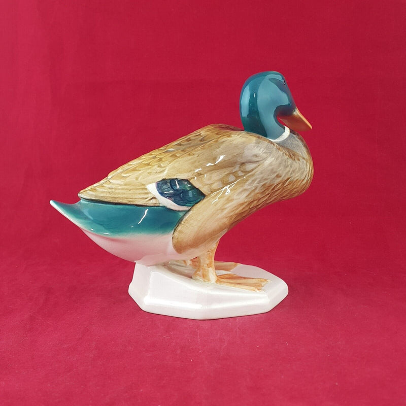 Beswick Bird Figurine 817 Mallard Duck Sqatting - 7749 BSK