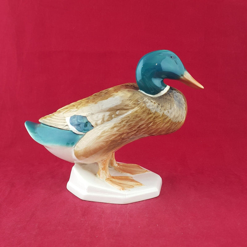 Beswick Bird Figurine 817 Mallard Duck Sqatting - 7749 BSK