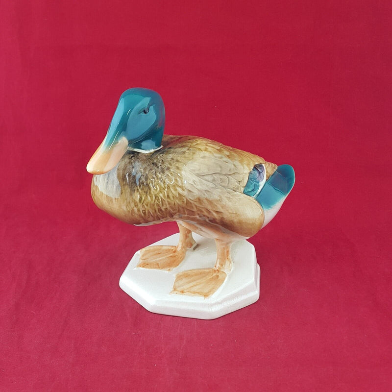 Beswick Bird Figurine 817 Mallard Duck Sqatting - 7749 BSK