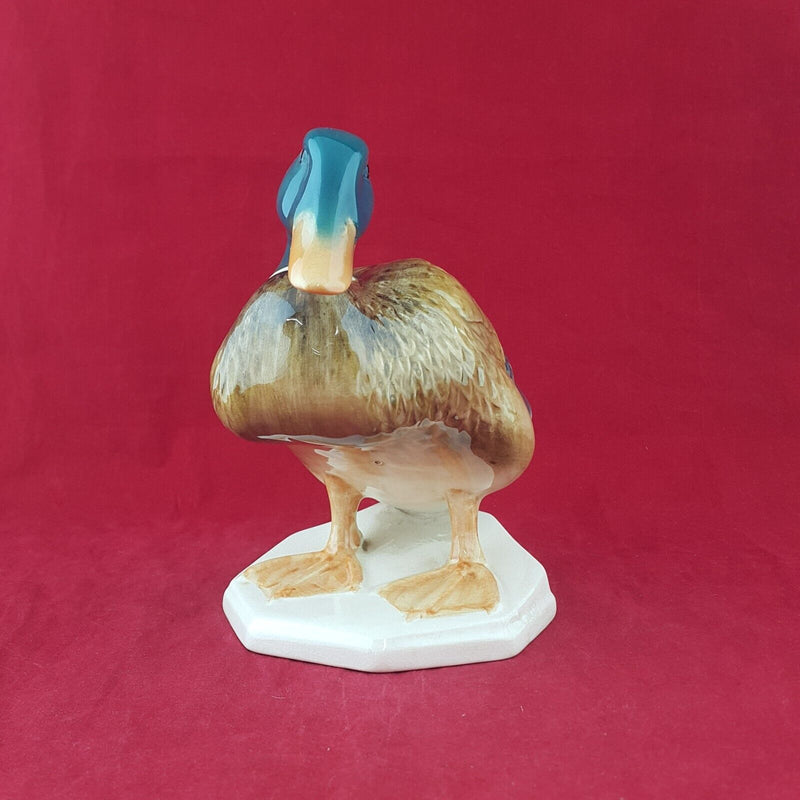 Beswick Bird Figurine 817 Mallard Duck Sqatting - 7749 BSK