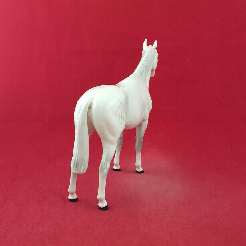 Beswick Horse Figurine 1557 Grey Imperial (Chipped) - 8682 BSK