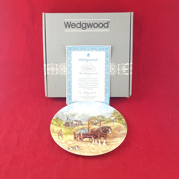 Wedgwood Decorative Plate - The Midday Local (Boxed & CoA) - WD 1874