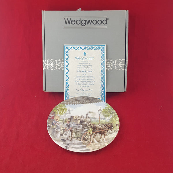 Wedgwood Decorative Plate - The Milk Train (Boxed & CoA) -  WD 1873