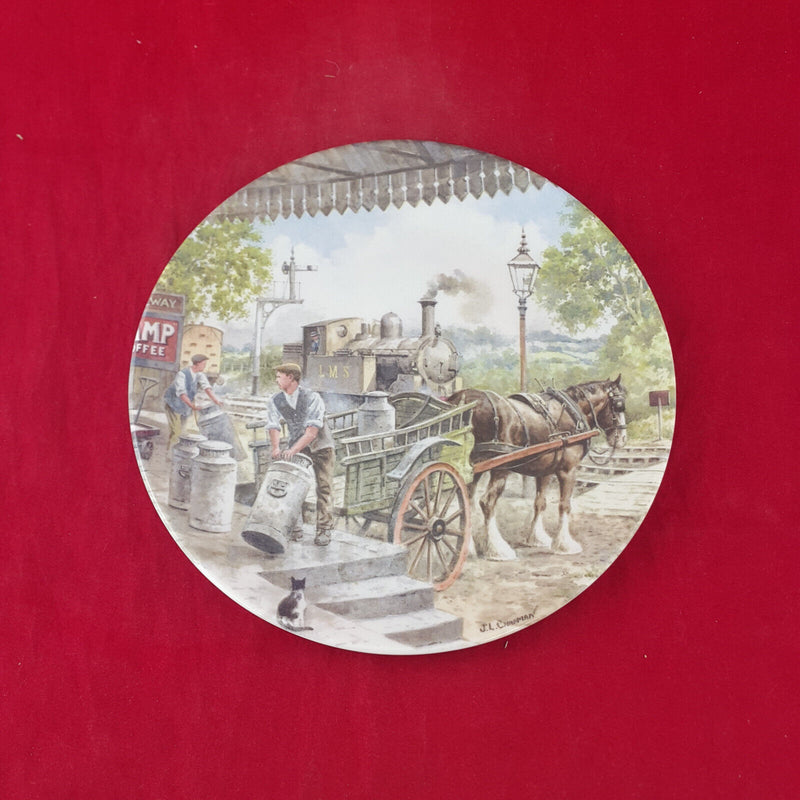 Wedgwood Decorative Plate - The Milk Train (Boxed & CoA) -  WD 1873