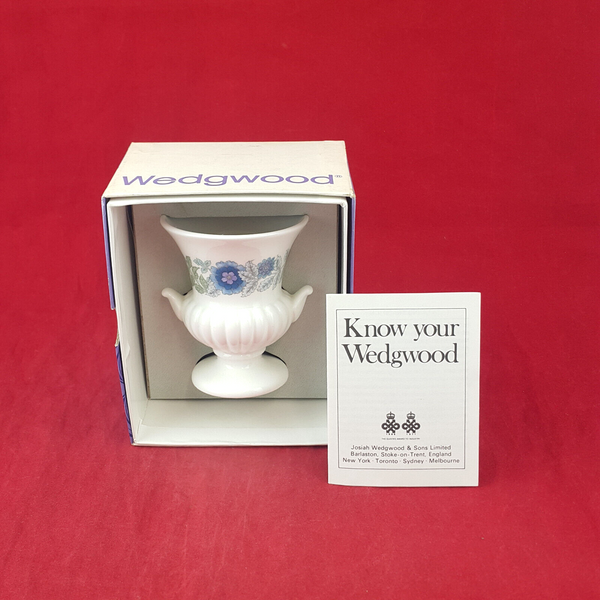 Wedgwood - Floral-patterened Urn / Vase (Boxed) - WD 2554