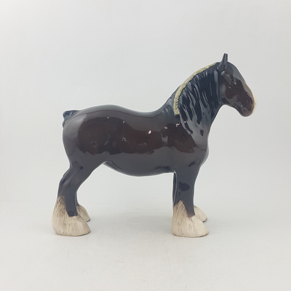 Beswick Horses - Shire Mare 818 (Variation 1) - BSK 3658