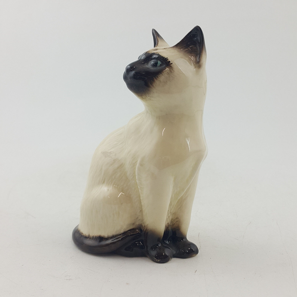 Royal Doulton Animals - Seated Siamese Cat DA129 - RD 3614