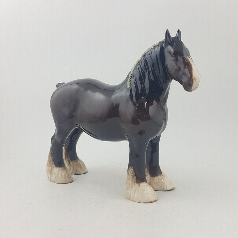 Beswick Horses - Shire Mare 818 (Variation 1) - BSK 3658