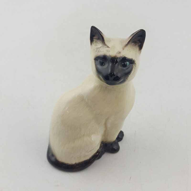 Royal Doulton Animals - Seated Siamese Cat DA129 - RD 3614