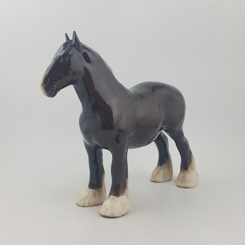 Beswick Horses - Shire Mare 818 (Variation 1) - BSK 3658