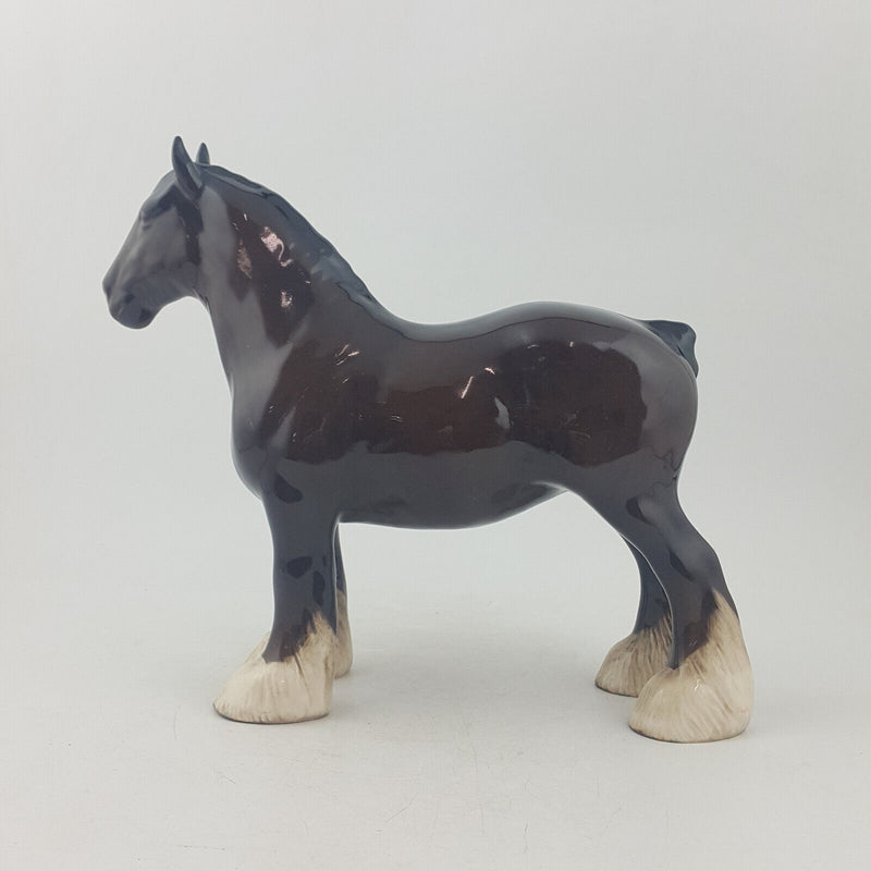 Beswick Horses - Shire Mare 818 (Variation 1) - BSK 3658