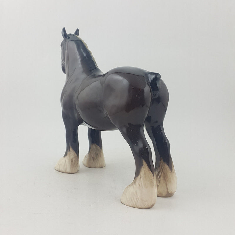 Beswick Horses - Shire Mare 818 (Variation 1) - BSK 3658