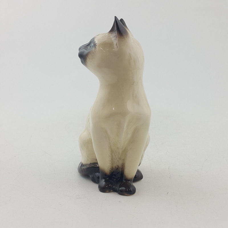 Royal Doulton Animals - Seated Siamese Cat DA129 - RD 3614