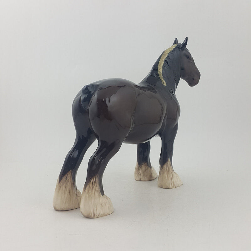 Beswick Horses - Shire Mare 818 (Variation 1) - BSK 3658