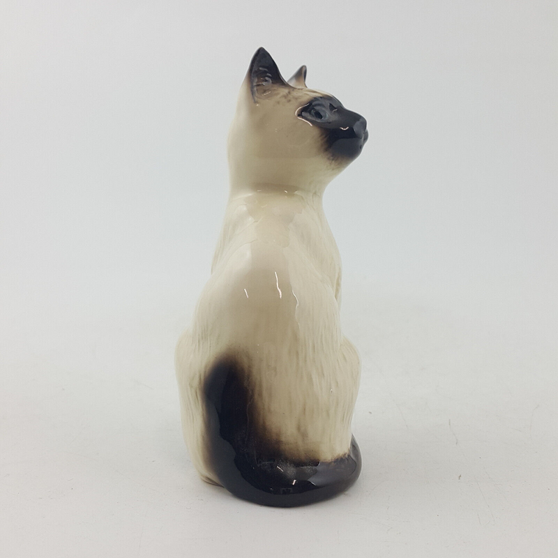 Royal Doulton Animals - Seated Siamese Cat DA129 - RD 3614