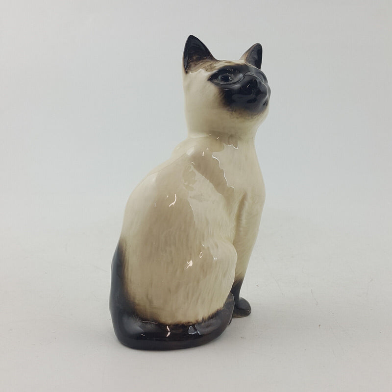 Royal Doulton Animals - Seated Siamese Cat DA129 - RD 3614